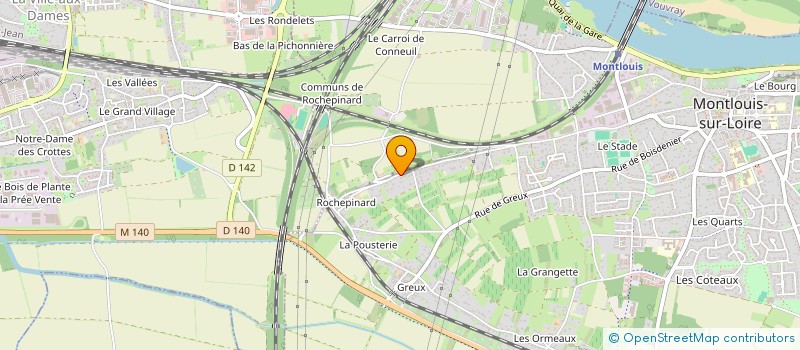 localisation de l'entreprise SCI FRANCIERE à MONTLOUIS-SUR-LOIRE