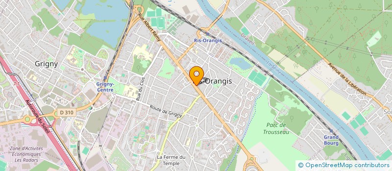 localisation de l'entreprise SCI FRANCILIENNE à RIS-ORANGIS