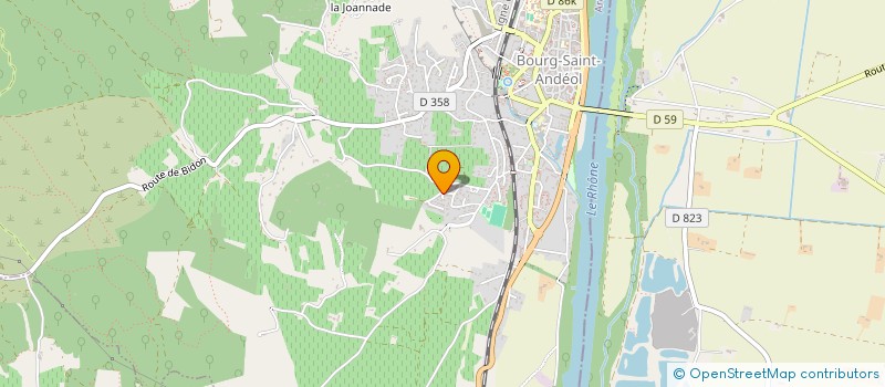 localisation de l'entreprise SCI FRANCILIVI  BOURG-SAINT-ANDEOL