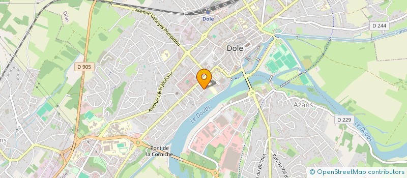 localisation de l'entreprise SCI FRANCINE à DOLE