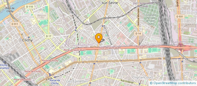 localisation de l'entreprise SCI FRANCINE à SAINT-OUEN-SUR-SEINE