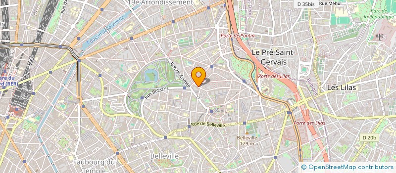 localisation de l'entreprise SCI FRANCINE LA DEMI LUNE  PARIS