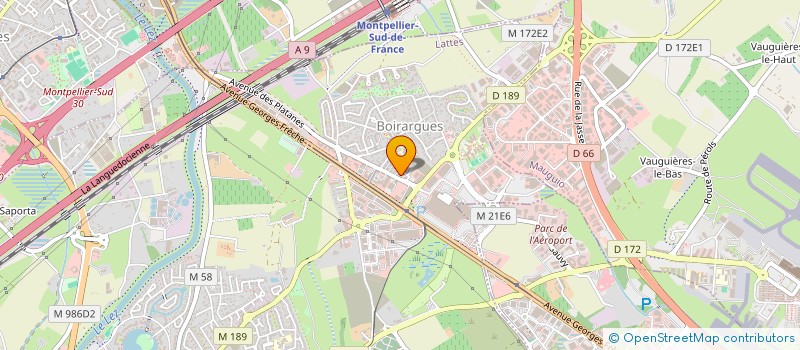 localisation de l'entreprise SCI FRANCINETTE à LATTES