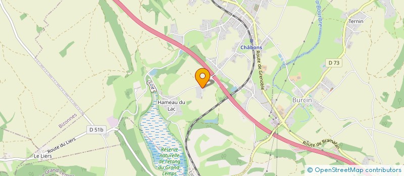 localisation de l'entreprise SCI FRANCIS  CHABONS