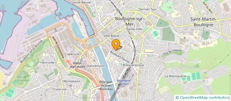 localisation de l'entreprise SCI FRANCIS à BOULOGNE-SUR-MER