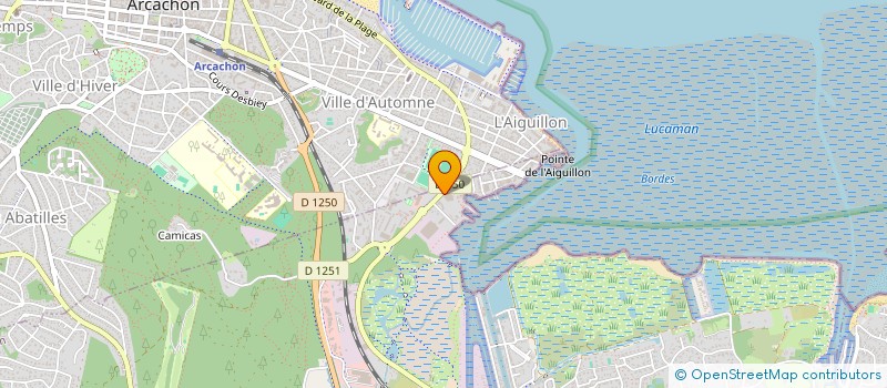 localisation de l'entreprise SCI FRANCIS DAGUT à LA TESTE-DE-BUCH