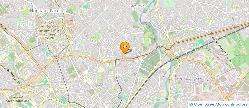 localisation de l'entreprise SCI FRANCIS DAVIENNE à MONTPELLIER