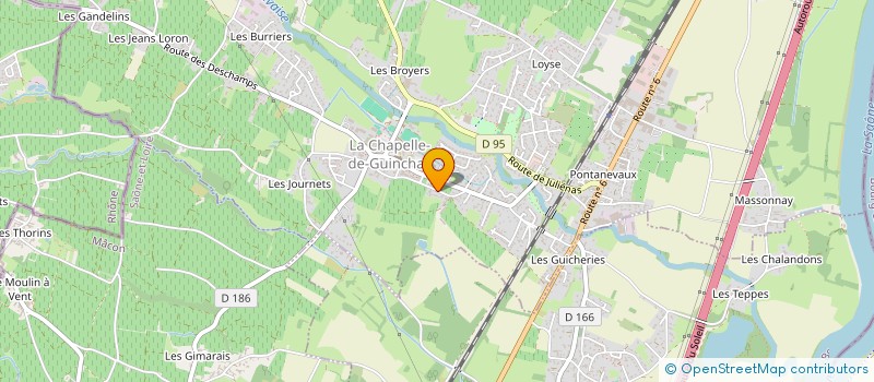 localisation de l'entreprise SCI FRANCIS LE PORTAIL VERT  LA CHAPELLE-DE-GUINCHAY