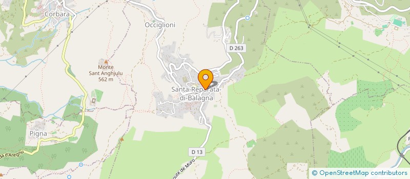 localisation de l'entreprise SCI FRANCISCI JPCL à SANTA-REPARATA-DI-BALAGNA