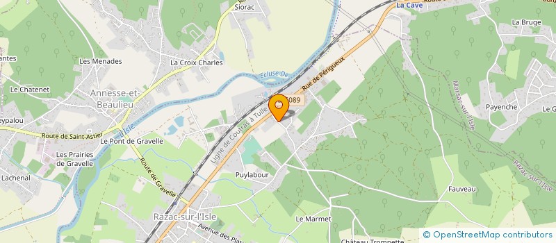 localisation de l'entreprise SCI FRANCISCO  RAZAC-SUR-L'ISLE