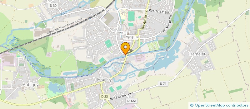 localisation de l'entreprise SCI FRANCK  AUBIGNY