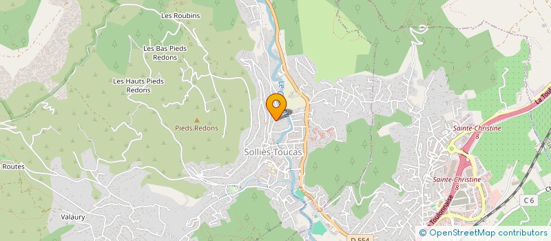 localisation de l'entreprise SCI FRANCK à SOLLIES-TOUCAS