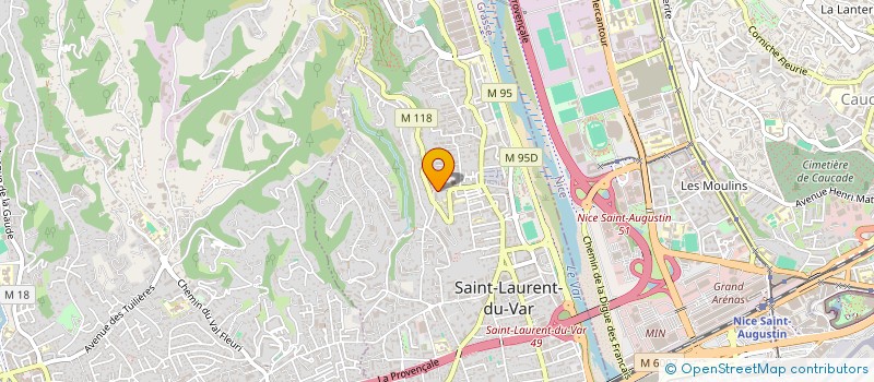 localisation de l'entreprise SCI FRANCK à SAINT-LAURENT-DU-VAR