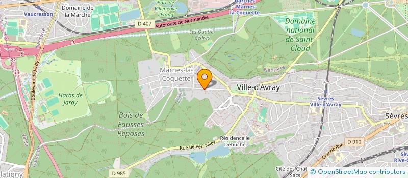 localisation de l'entreprise SCI FRANCK DEULIN PATRIMOINE  NANTERRE