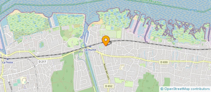 localisation de l'entreprise SCI FRANCK ET BERNARD  GUJAN-MESTRAS