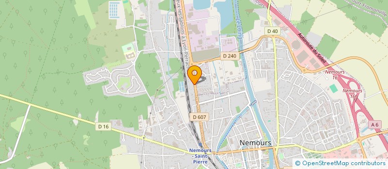 localisation de l'entreprise SCI FRANCK ET VIRGINIE  SAINT-PIERRE-LES-NEMOURS