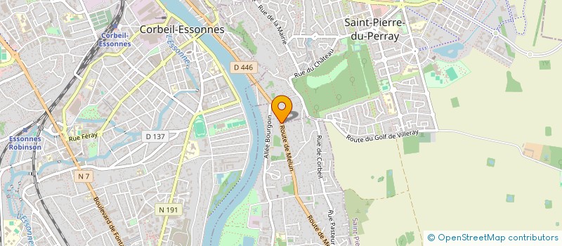 localisation de l'entreprise SCI FRANCK-GILLES à SAINTRY-SUR-SEINE