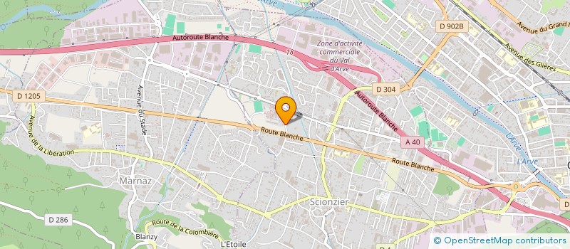localisation de l'entreprise SCI FRANCK PHILIPPE IMMOBILIER à SCIONZIER