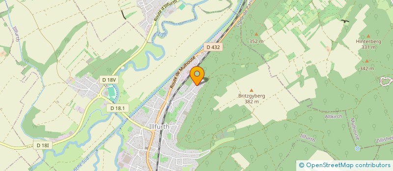 localisation de l'entreprise SCI FRANCKELLA DU CHATEAU  ILLFURTH