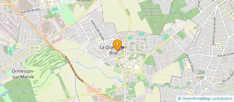 localisation de l'entreprise SCI FRANCKFLOR  LA QUEUE-EN-BRIE