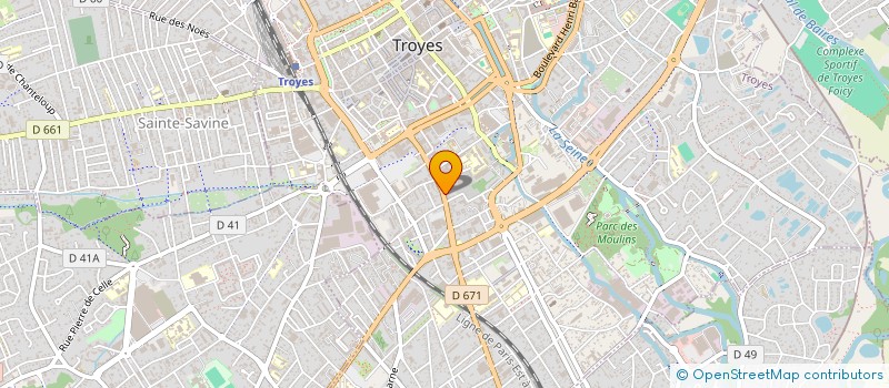 localisation de l'entreprise SCI FRANCKY à TROYES