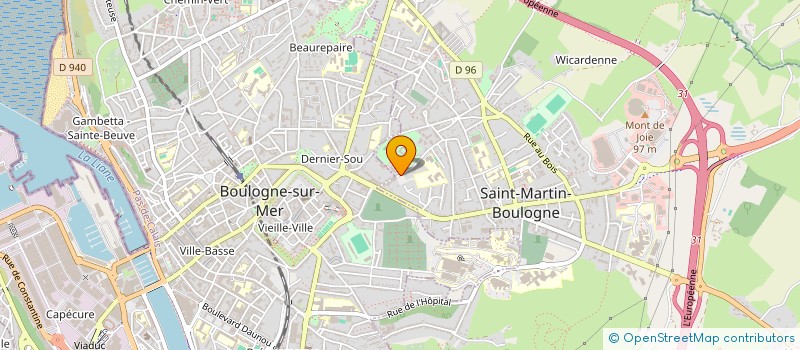 localisation de l'entreprise SCI FRANCLA à SAINT-MARTIN-BOULOGNE