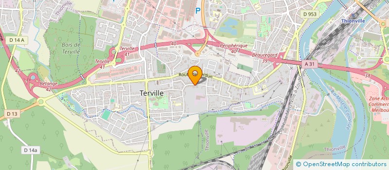 localisation de l'entreprise SCI FRANCLAIR  TERVILLE