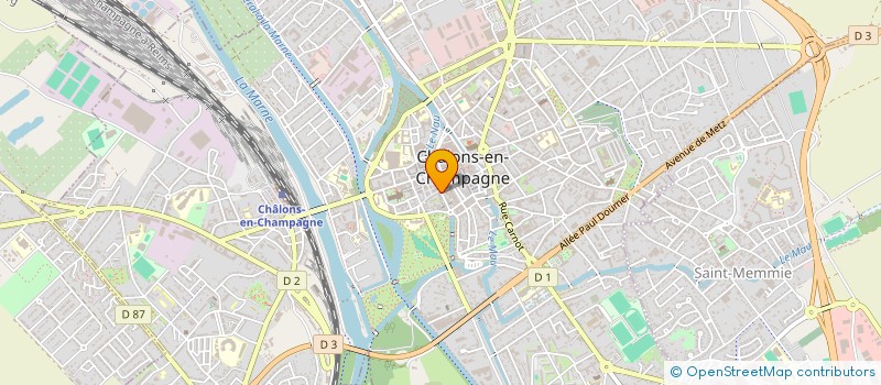 localisation de l'entreprise SCI FRANCLAU  CHALONS-EN-CHAMPAGNE