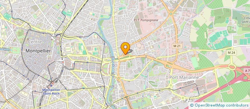 localisation de l'entreprise SCI FRANCLE à MONTPELLIER