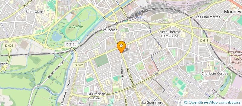 localisation de l'entreprise SCI FRANCO à CAEN
