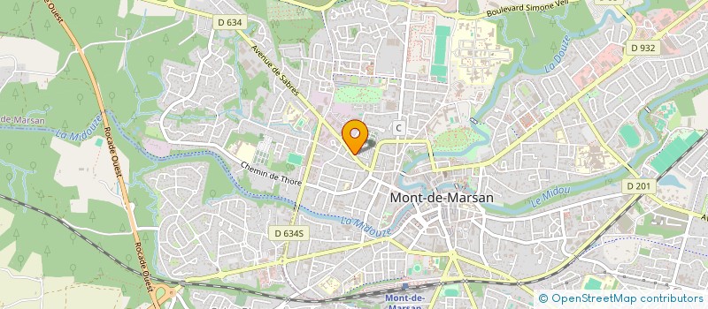 localisation de l'entreprise SCI FRANCO à MONT-DE-MARSAN
