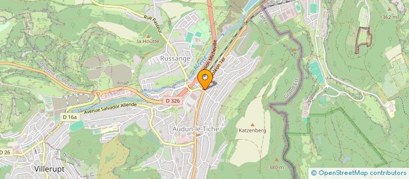 localisation de l'entreprise SCI FRANCO à AUDUN-LE-TICHE