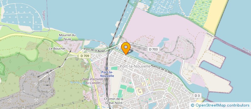 localisation de l'entreprise SCI FRANCO  PORT-LA-NOUVELLE