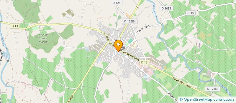 localisation de l'entreprise SCI FRANCO  ROUJAN