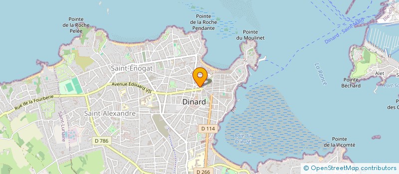 localisation de l'entreprise SCI FRANCO ALLEMANDE à DINARD