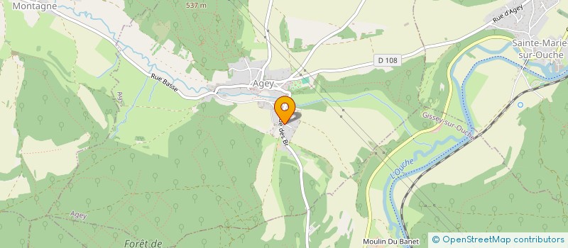 localisation de l'entreprise SCI FRANCO CANADIENNE D'INVESTISSEMENT  AGEY