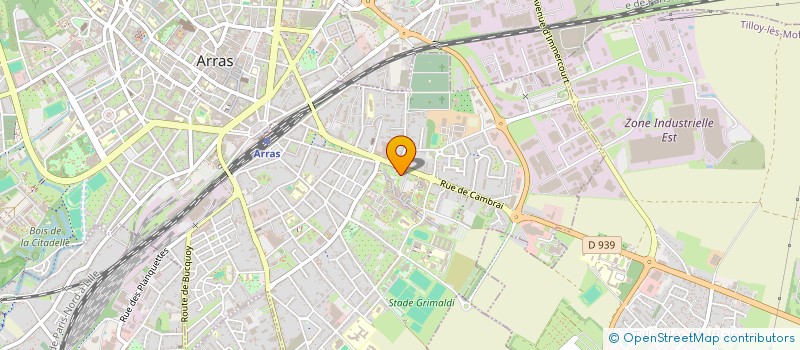 localisation de l'entreprise SCI FRANCO IMMO à ARRAS