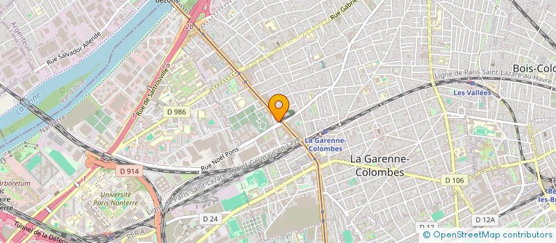 localisation de l'entreprise SCI FRANCO MALIENNE IMMOBILIER  COLOMBES