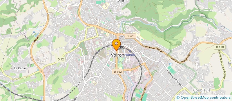 localisation de l'entreprise SCI FRANCOGIL à VOIRON