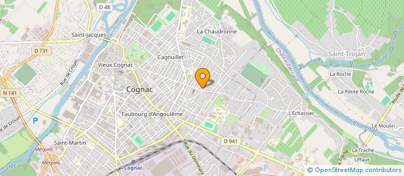 localisation de l'entreprise SCI FRANCOIS 1ER à COGNAC