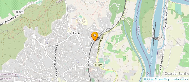 localisation de l'entreprise SCI FRANCOIS 1ER à VILLENEUVE-LES-AVIGNON