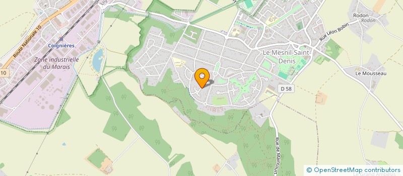 localisation de l'entreprise SCI FRANCOIS 1ER  LE MESNIL-SAINT-DENIS