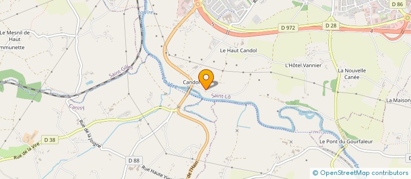 localisation de l'entreprise SCI FRANCOIS  SAINT-LO