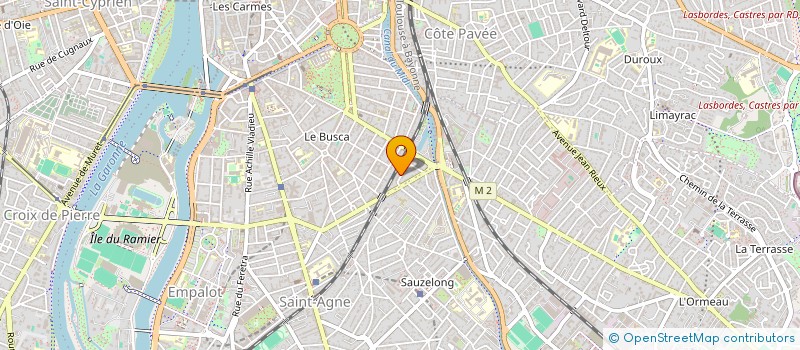 localisation de l'entreprise SCI FRANCOIS  TOULOUSE