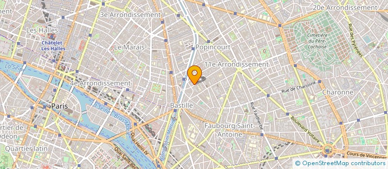 localisation de l'entreprise SCI FRANCOIS  PARIS