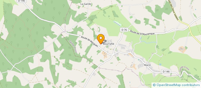 localisation de l'entreprise SCI FRANCOIS  SALLES-COURBATIES