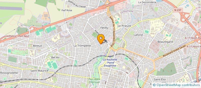 localisation de l'entreprise SCI FRANCOIS  LA ROCHELLE