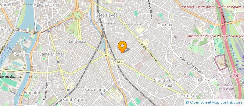 localisation de l'entreprise SCI FRANCOIS à TOULOUSE