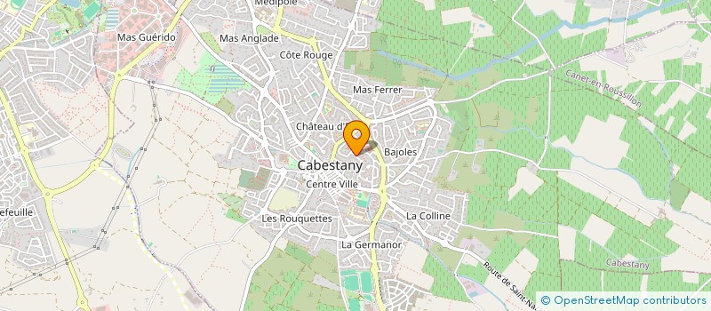 localisation de l'entreprise SCI FRANCOIS  CABESTANY