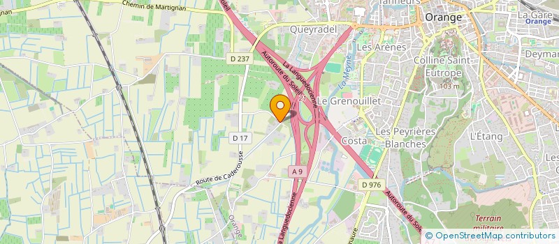 localisation de l'entreprise SCI FRANCOIS ANGELINE AMELLE  ORANGE